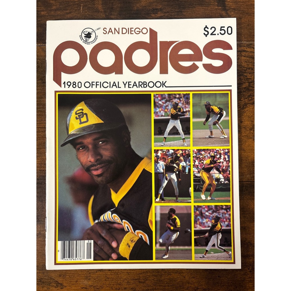 Vintage 1980 San Diego Padres Official Yearbook Ozzie Smith MLB Baseball Program